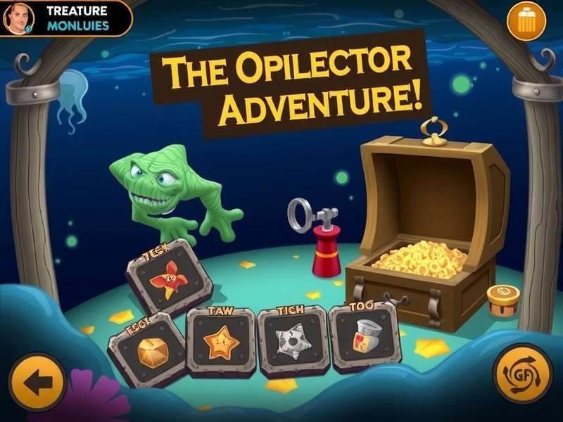 Deep Sea Opulence Adventure treasure collection interface